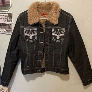 Hip Jeans- Insulated Black Jean Jacket